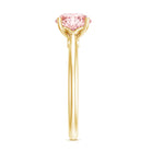 Rosec Jewels-IGI Certified Round Lab Grown Pink Diamond 2 Carat Engagement Ring for Women