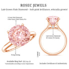 Rosec Jewels-Lab Grown Pink Diamond 4 Carat Solitaire Engagement Ring IGI Certified