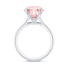 Rosec Jewels-Lab Grown Pink Diamond 4 Carat Solitaire Engagement Ring IGI Certified