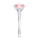 Rosec Jewels-Lab Grown Pink Diamond 4 Carat Solitaire Engagement Ring IGI Certified
