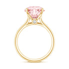 Rosec Jewels-Lab Grown Pink Diamond 4 Carat Solitaire Engagement Ring IGI Certified