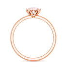 Rosec Jewels-Lotus Basket Set 1 Carat Lab Created Pink Diamond Solitaire Ring with IGI Certificate