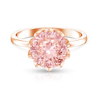 Rosec Jewels-IGI Certified 4 Carat Lab Grown Pink Diamond Ring For Engagement