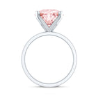 Rosec Jewels-Lab Created 5 Carat Pink Diamond Solitaire Engagement Ring IGI Certified