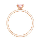 Rosec Jewels-Lab Grown 1 Carat Pink Diamond Solitaire Engagement Ring with IGI Certificate