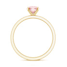 Rosec Jewels-Lab Grown 1 Carat Pink Diamond Solitaire Engagement Ring with IGI Certificate