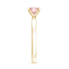 Rosec Jewels-Lab Grown 1 Carat Pink Diamond Solitaire Engagement Ring with IGI Certificate
