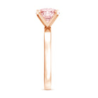 Rosec Jewels-Lab Grown Pink Diamond 3 Carat Solitaire Engagement Ring with IGI Certificate