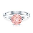 Rosec Jewels-IGI Certified 2 Carat Lab Grown Pink Diamond Solitaire Engagement Ring For Her
