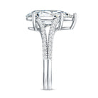 Rosec Jewels-IGI Certified 5 Carat Lab Grown Diamond Statement Engagement Ring with Split Shank
