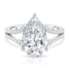 Rosec Jewels-IGI Certified 5 Carat Lab Grown Diamond Statement Engagement Ring with Split Shank