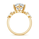 IGI Certified 5 Carat Pear Cut Lab Grown Diamond Big Statement Ring Lab - ( E-VS1 ) - Rosec Jewels