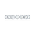 Certified Diamond Anniversary Band in Bezel Setting Natural - ( HI-SI ) - Rosec Jewels