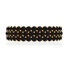 Certified Lab Grown Black Diamond Half Eternity Band Ring for Women AAAA ( Synthetic ) - Rosec Jewels