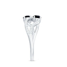 Natural Black Spinel 2 Promise Ring with Diamond AAA - Rosec Jewels