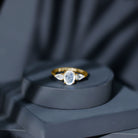 Rosec Jewels-Natural Moonstone Three Stone Engagement Ring