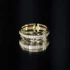 Moissanite Wedding Band in Pinpoint Setting D-VS1 - Rosec Jewels