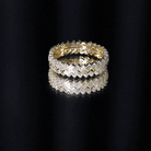 Baguette Cut Moissanite Eternity Band Ring D-VS1 - Rosec Jewels
