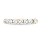 Natural Diamond Half Eternity Band Ring for Women Natural - ( HI-SI ) - Rosec Jewels