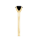 Natural 2 Carat Black Onyx Engagement Ring For Women AAA - Rosec Jewels