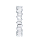 Baguette Shape Moissanite Eternity Wedding Band D-VS1 - Rosec Jewels