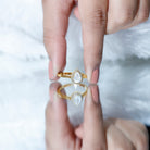 Rosec Jewels-Pear Shaped Moonstone Halo Engagement Ring with Diamond
