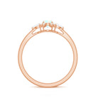 Real Ethiopian Rainbow Opal Diamond Promise Ring with Certificate AAA - Rosec Jewels