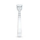 Half Carat Moissanite Engagement Ring D-VS1 - Rosec Jewels
