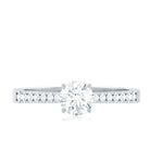 Half Carat Moissanite Engagement Ring D-VS1 - Rosec Jewels