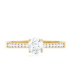 Half Carat Moissanite Engagement Ring D-VS1 - Rosec Jewels