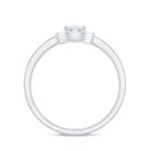 1.25 CT Classic Moonstone and Diamond Halo Engagement Ring AAA - Rosec Jewels