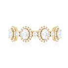Designer Moissanite Anniversary Ring with Certificate D-VS1 - Rosec Jewels