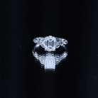 Rosec Jewels-2 CT Moissanite Engagement Ring with Celtic Details