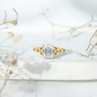 Rosec Jewels-2 CT Moissanite Engagement Ring with Celtic Details