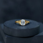 Rosec Jewels-2 CT Moissanite Engagement Ring with Celtic Details