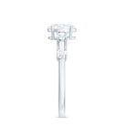 Oval Cubic Zirconia Solitaire Engagement Ring for Women AAAA - Rosec Jewels