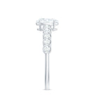 1.75 CT Prong Set Oval Cut Zircon Solitaire Engagement Ring AAAA - Rosec Jewels