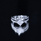 Rosec Jewels-Princess Cut Moissanite Wedding Ring Set for Women
