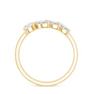 Nature Inspired Moissanite Anniversary Ring for Women D-VS1 - Rosec Jewels