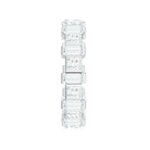 Princess Cut Moissanite Full Eternity Band for Women D-VS1 - Rosec Jewels