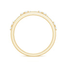 Moissanite Half Eternity Stackable Band Ring D-VS1 - Rosec Jewels