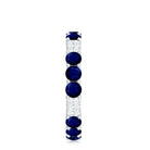 Natural Blue Sapphire and Diamond Eternity Wedding Band AAA - Rosec Jewels