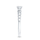 Designer Moissanite Promise Ring for Her D-VS1 - Rosec Jewels