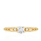 Designer Moissanite Promise Ring for Her D-VS1 - Rosec Jewels