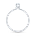 Solitaire Lab Grown Diamond Promise Ring Lab - ( EF-VS ) - Rosec Jewels