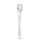 Solitaire Lab Grown Diamond Promise Ring Lab - ( EF-VS ) - Rosec Jewels