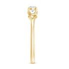 Solitaire Lab Grown Diamond Promise Ring Lab - ( EF-VS ) - Rosec Jewels