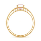 Rosec Jewels-2 Carat Lab Grown Pink Diamond Emerald Cut Solitaire Engagement Ring IGI Certified