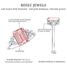 Rosec Jewels-IGI Authenticated 2 Carat Lab Grown Pink Diamond Emerald Cut Engagement Ring