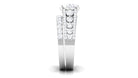 Zircon Designer Wedding Ring Set with Band AAAA - Rosec Jewels
